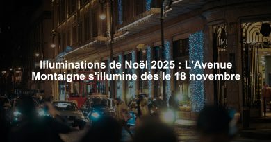 Illuminations de Noël 2025 : L'Avenue Montaigne s'illumine dès le 18 novembre