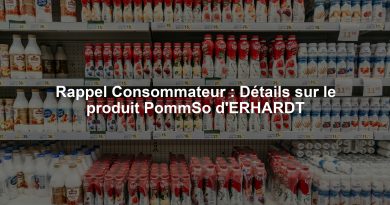Rappel Consommateur : Détails sur le produit PommSo d'ERHARDT