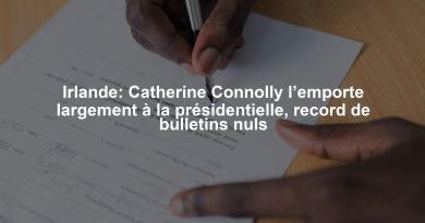 Irlande: Catherine Connolly l’emporte largement à la présidentielle, record de bulletins nuls