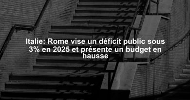 Italie: Rome vise un déficit public sous 3% en 2025 et présente un budget en hausse