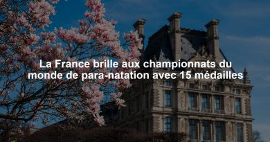 La France brille aux championnats du monde de para-natation avec 15 médailles
