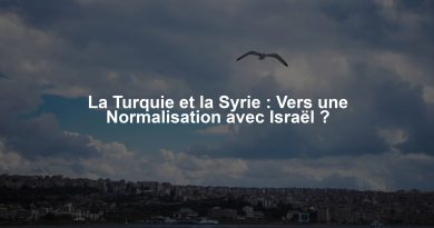 La Turquie et la Syrie : Vers une Normalisation avec Israël ?