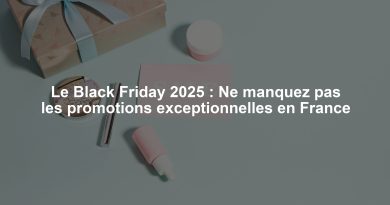 Le Black Friday 2025 : Ne manquez pas les promotions exceptionnelles en France