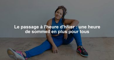 Le passage à l'heure d'hiver : une heure de sommeil en plus pour tous