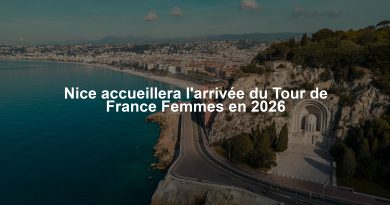 Nice accueillera l'arrivée du Tour de France Femmes en 2026