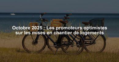 Octobre 2025 : Les promoteurs optimistes sur les mises en chantier de logements