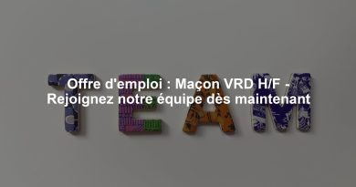 Offre d'emploi : Maçon VRD H/F - Rejoignez notre équipe dès maintenant