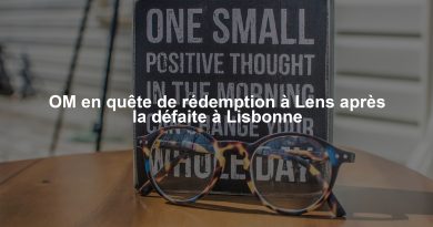 OM en quête de rédemption à Lens après la défaite à Lisbonne