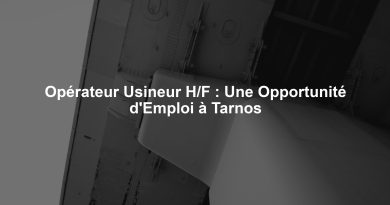 Opérateur Usineur H/F : Une Opportunité d'Emploi à Tarnos