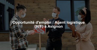 Opportunité d'emploi : Agent logistique (H/F) à Avignon