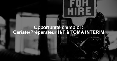 Opportunité d'emploi : Cariste/Préparateur H/F à TOMA INTERIM