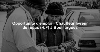 Opportunité d'emploi : Chauffeur livreur de repas (H/F) à Bouillargues