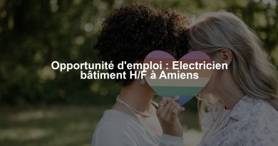 Opportunité d'emploi : Electricien bâtiment H/F à Amiens