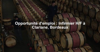 Opportunité d'emploi : Infirmier H/F à Clariane, Bordeaux