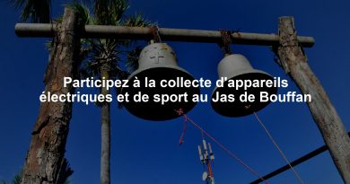 Participez à la collecte d'appareils électriques et de sport au Jas de Bouffan