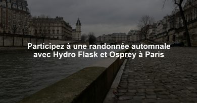 Participez à une randonnée automnale avec Hydro Flask et Osprey à Paris