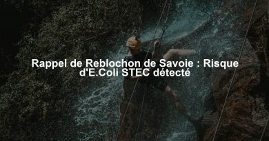 Rappel de Reblochon de Savoie : Risque d'E.Coli STEC détecté