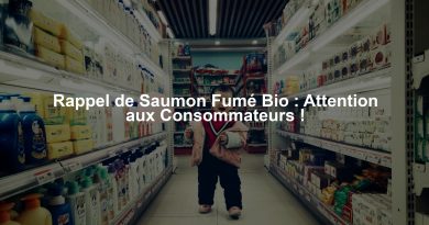 Rappel de Saumon Fumé Bio : Attention aux Consommateurs !