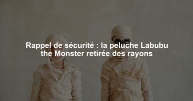 Rappel de sécurité : la peluche Labubu the Monster retirée des rayons
