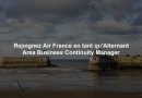 Rejoignez Air France en tant qu'Alternant Area Business Continuity Manager