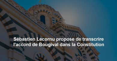 Sébastien Lecornu propose de transcrire l'accord de Bougival dans la Constitution
