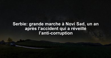 Serbie: grande marche à Novi Sad, un an après l’accident qui a réveillé l’anti-corruption