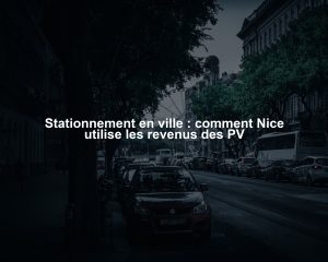 Stationnement en ville : comment Nice utilise les revenus des PV