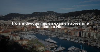 Trois individus mis en examen après une fusillade à Nice