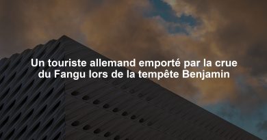 Un touriste allemand emporté par la crue du Fangu lors de la tempête Benjamin