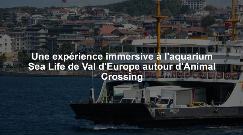 Une expérience immersive à l'aquarium Sea Life de Val d'Europe autour d'Animal Crossing