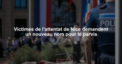 Victimes de l'attentat de Nice demandent un nouveau nom pour le parvis