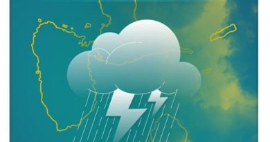 Vigilance jaune en Guadeloupe : l'arc antillais touché par l'onde tropicale arrière.
