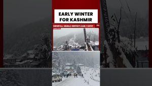 #winter Arrives Early In #kashmir: Fresh Snowfall In Gulmarg, Tourists Rejoice | India Today News