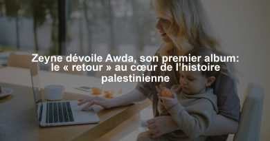 Zeyne dévoile Awda, son premier album: le « retour » au cœur de l’histoire palestinienne