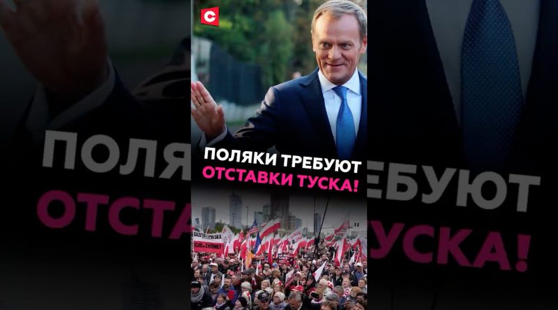 Поляки вышли на протесты против мигрантов! #польша #протесты #беженцы #туск #навроцкий