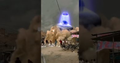 बिजली गिरी जमीं फटी भागे लोग  Tormenta intensa, lluvia, video ASMR de clima de tornado