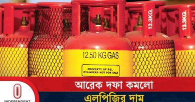 ভোক্তা পর্যায়ে আরেক দফা কমলো এলপিজির দাম | LPG PRICE | Independent TV