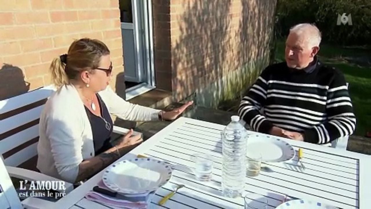 Isabelle et Jean-Louis lors d'un repas