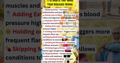 10 Habitudes Qui Aggravent Vos Maladies #ConseilsSeniors
