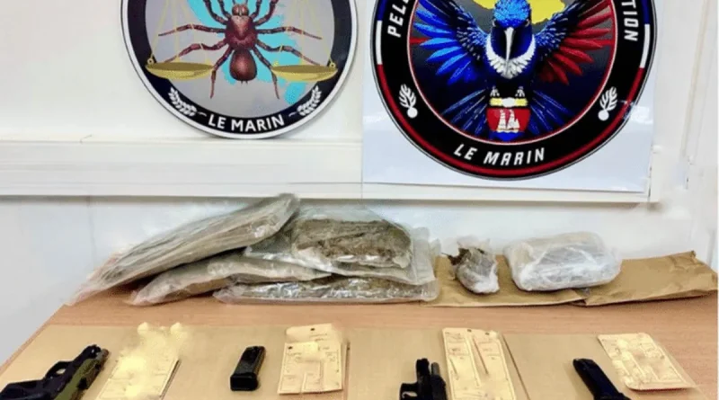 10 ans d'interdiction du territoire et des peines de prison ferme pour deux Saint-Luciens arrêtés armés au Saint-Esprit