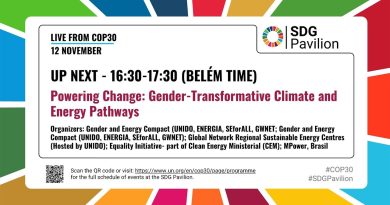 12 nov. - Énergies et climat : vers une transformation de genre