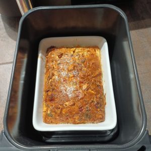 Recette de fausse quiche à l'air fryer Ninja AF 400 : simple et rapide