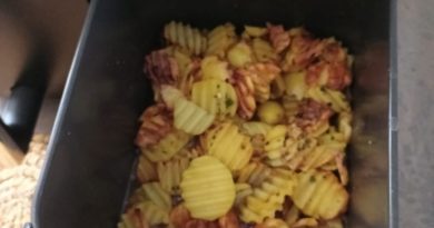 Pommes de terre ondulées cuites à l'air fryer Ninja AF400eu : recette simple et rapide