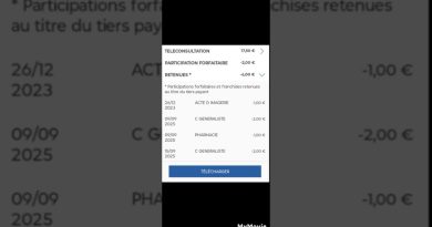 17,50€ : 8€ retenus par la sécurité sociale !