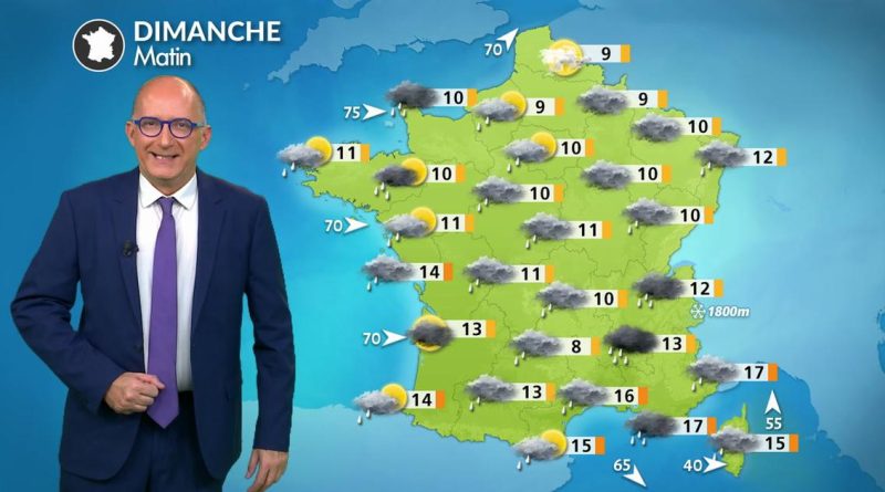 Météo du dimanche 2 novembre : prévisions d'une journée humide et fraîche