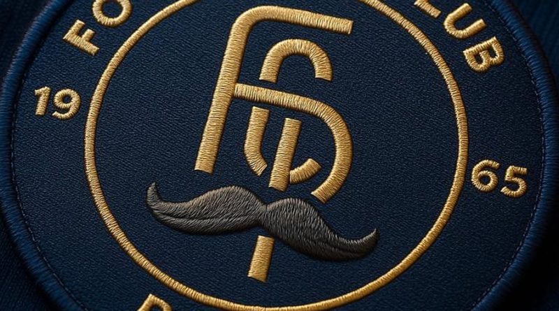 Un club de foot amateur modifie son logo en ajoutant une moustache en pleine saison