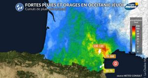 Fortes pluies orageuses confirmées en Languedoc-Roussillon ce jeudi - La Chaîne Météo