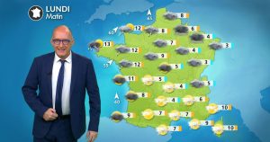 Météo du lundi 10 novembre : pluies à l'ouest, temps calme dans le reste du pays.