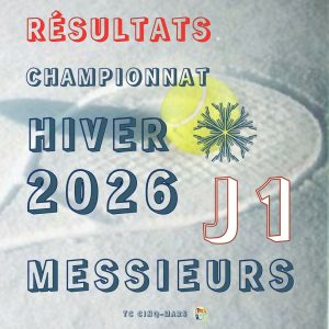 🎾 CHAMPIONNAT HIVER 2026 ❄️