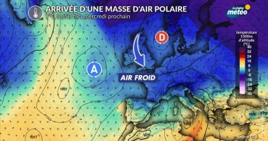 Choc des masses d'air : des températures jusqu'à 20°C plus basses la semaine prochaine